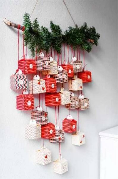 Adventní kalendář Pinterest