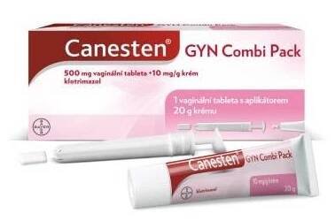 Canesten GYN Combi Pack—vaginální tableta a krém