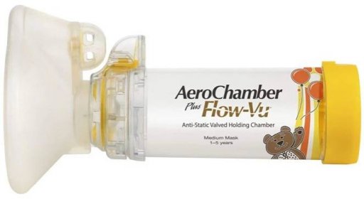 Inhalační nástavec s chlopní a maskou pro děti AeroChamber Plus