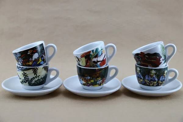 ROSA COLLEZIONE ORIGINI Caffè - SET 6 ks (60 ml)