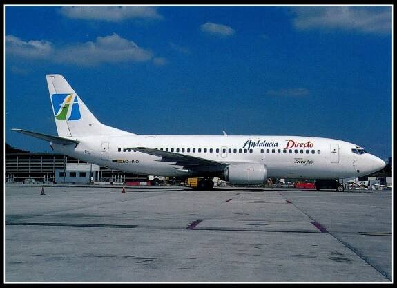 Letadlo - Boeing 737 - 300 , letectví , /355/ - Pohlednice