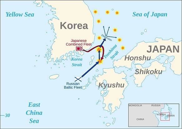 Soubor:Tsushima battle map-en.svg – Wikipedie