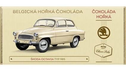 Škoda Octavia, typ 985 (1961) - hořká čokoláda 100 g 