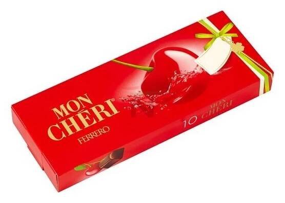 Ferrero Mon Cheri 105 g ⇒ 94 Kč - Ferrero Kinder