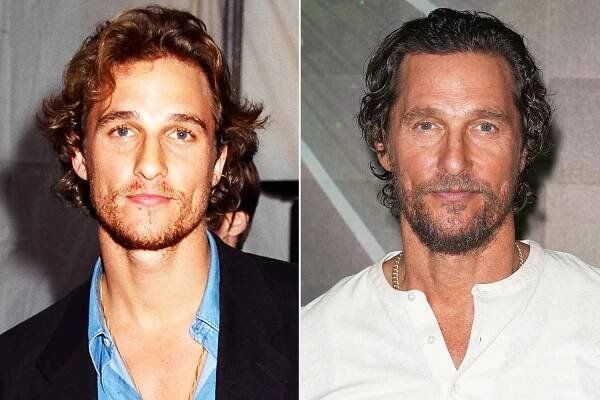 Matthew McConaughey during 1996 City of Hope at Universal Studios Hollywood in Universal City, California, United States.; Matthew McConaughey visits the Empire State Building on September 12, 2023 in New York City