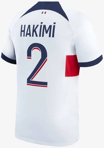 Levné Mužský Fotbalový Dres Paris Saint-Germain Hakimi 2 Venkovní 2023-24