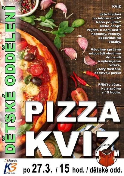 Pizza kvíz na dětském