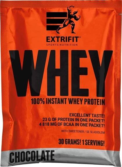 Protein Extrifit 100 % Whey Protein - vzorek 30g Banán