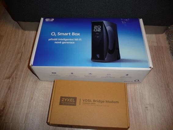 O2 Smart Box V 2 + bonding bridge Zyxel TERMINÁTOR