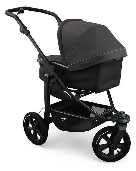 Kočárek TFK Mono3 combi pushchair - air wheel unit anthracite with red highlights