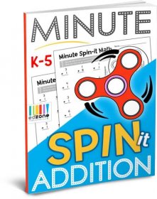 Fidget Spinner Minute Math Drills - Kindergarten Mom