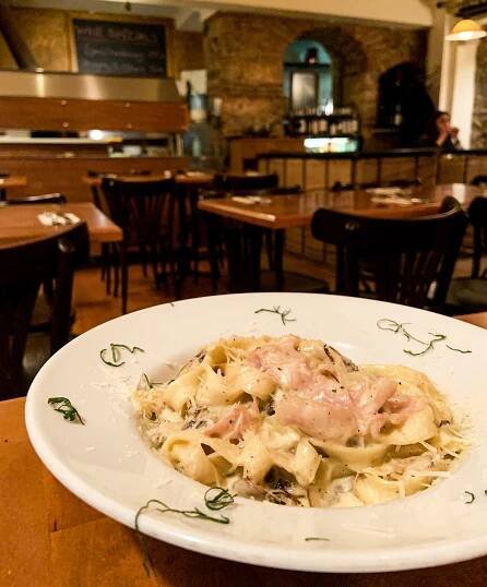 Pizzeria Pera - Fettuccine con Cotto