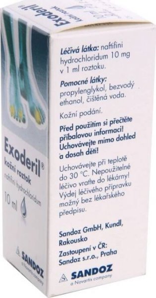 Sandoz Exoderil kožní roztok