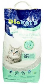 Podestýlka Gimpet Cat Biokat's Bianco Fresh, 10 kg | ONLINESHOP.cz