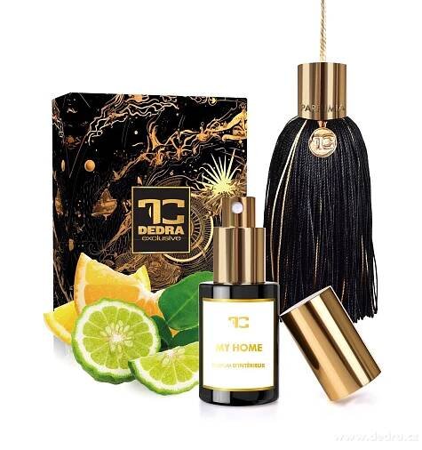 POMPON luxusní vonný střapec s bytovým parfémem MY HOME 30 ml