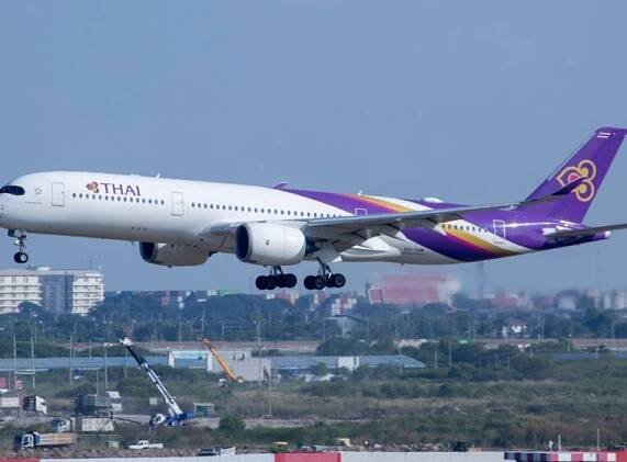 Bangkok,Thailand,6,Dec,2023:,Thai,Airways,Airbus,A350-900xwb,Hs-thm