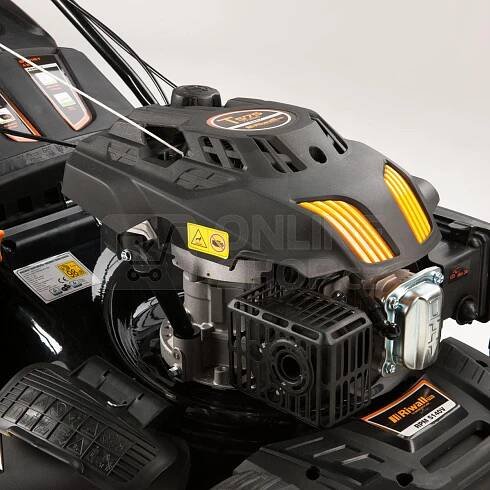 RIWALL PRO Rotační sekačka benzínová s variabilním pojezdem 4v1 RPM 5140 V