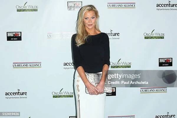 Actress Alison Doody attends the 2016 Oscar Wilde Awards at Bad Robot Studios on February 25, 2016 in Santa Monica, California.