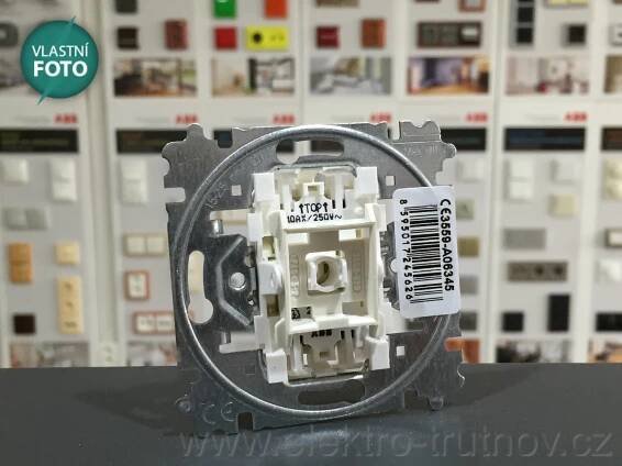 ABB 3559-A06345 Přístroj přepínače střídavého - schodišťový č.6 bezšroubové připojení