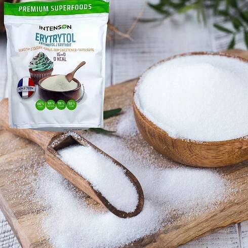 Intenson Erythritol 1kg Erythritol Francie erytrol erytritol přírodní sladidlo EAN (GTIN) 5905454131995