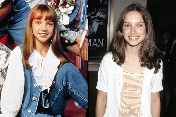 In 1992, Britney Spears (left) and Natalie Portman gave a hint of their eventual superstardom understudying for Laura Bell Bundy in “Ruthless!”