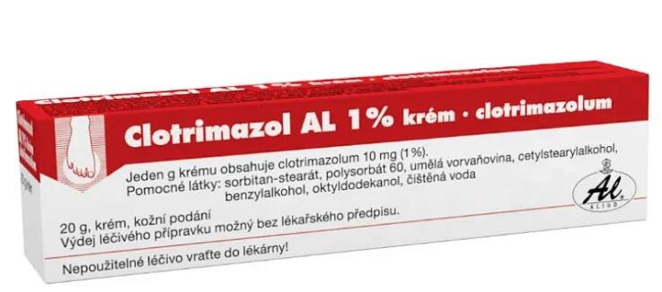 Clotrimazol AL 10 mg/g krém 20 g