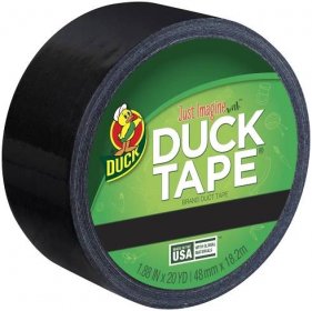Duck Brand 1.88 in. x 20 yd. Black Colored Duct Tape - Walmart.com