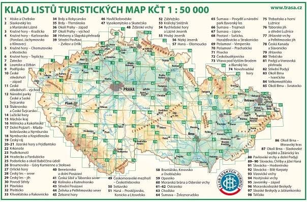 Mapy / Trasa - KČT - Klub českých turistů
