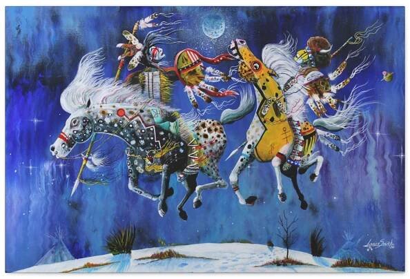 winter solstice canvas 24x18 & 24x36  print Canvas Gallery Wraps