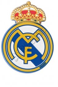 Oficiální logo - znak REAL MADRID 40x55 mm s podlepením | SportovniAutodoplnky.cz
