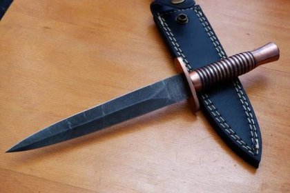 Damašková dýka Commandos, nůž,útočný,mikov,lovecký