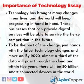 essay about technology in english