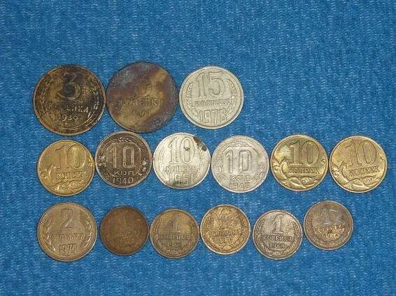 Konvolut - mince SSSR , CCCP  - 15 ks - Numismatika