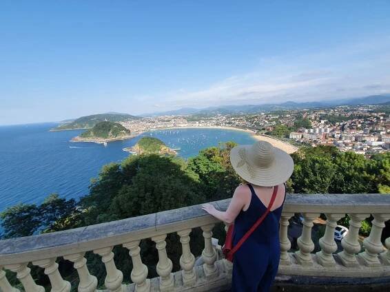 Výhľad z Monte Igeldo, San Sebastián, Baskicko