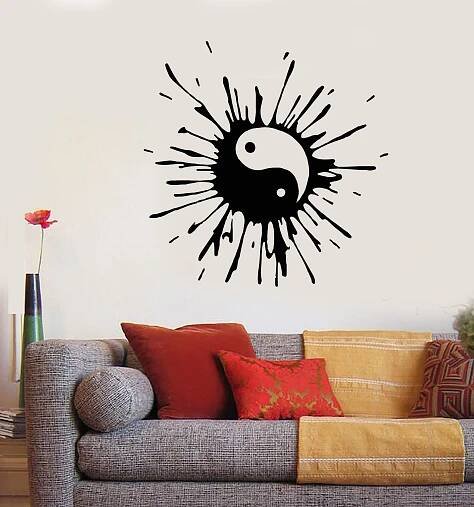 Custom Yin Yang Stickers And Wall Decals Collection — Wallstickers4you
