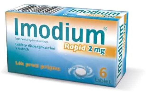 Tablety proti průjmu Imodium Rapid 2 mg Janssen levně | Kupi.cz