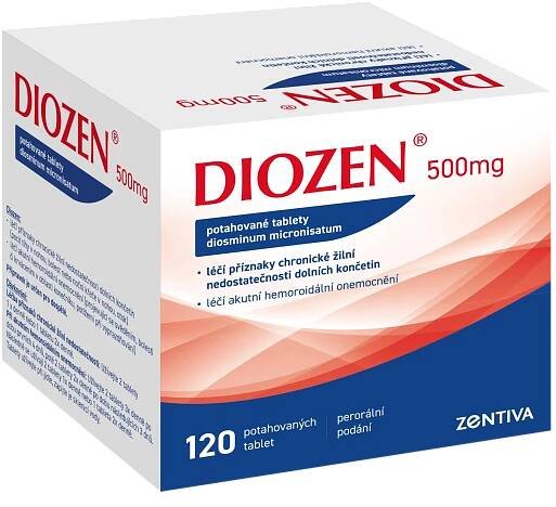 Popis DIOZEN 500MG potahované tablety 120 ZENTIVA - NajduZboží.cz