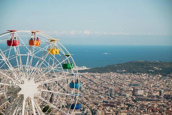 Mount Tibidabo in Barcelona