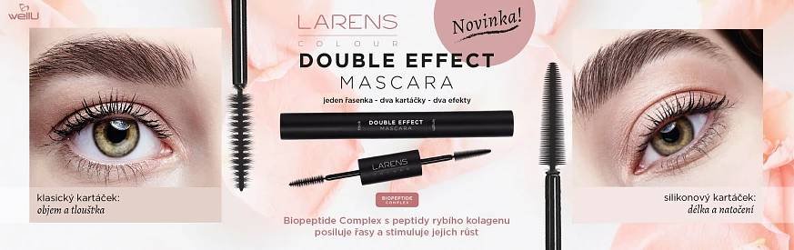 Larens Colour Double Effect Mascara - řasenka