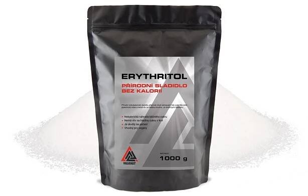 Přírodní sladidlo Erythritol VALKNUT 1 kg v prášku