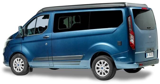 Burstner transforms the Ford Transit Custom into the Copa pop-up multipurpose mini-camper