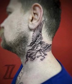 10 Best Angel Neck Tattoo Ideas That Will Blow Your Mind! 7 Outsons