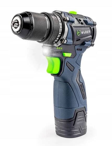 AKU VRTAČKA 2x BATERIE NABÍJEČKA SET Maximální otáčová rychlost - 1. rychlost 500 RPM