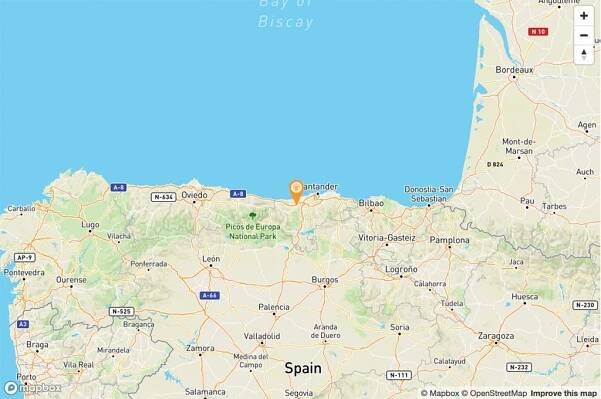 Mapa Parador de Santillana Gil Blas