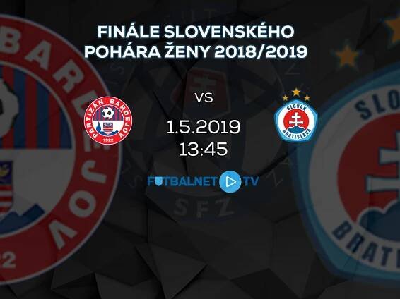 Finále Slovenského pohára Ženy 2018/2019: Partizán Bardejov - ŠK Slovan Bratislava