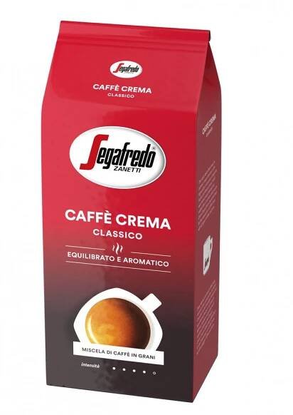 Segafredo Caffé Crema Classico zrnková káva 1 kg - 1 kg - Abanesa.cz