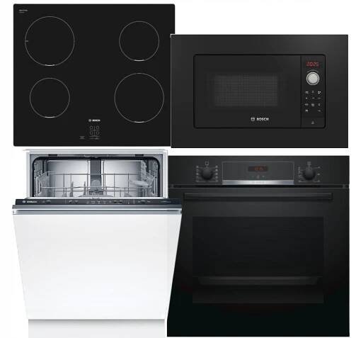 Sada BOSCH HBA534EB0 + PUG611AA5E + BFL623MB3 + SMV25AX06E