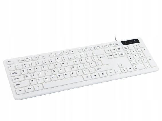 DRÁTOVÁ KLÁVESNICE numerický blok Plug&Play funkční klávesy bílá Výrobce HDWR