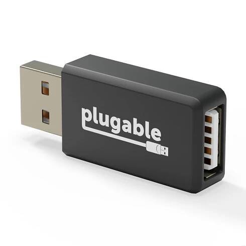Plugable USB Data Blocker, Protects Against Juice Jacking