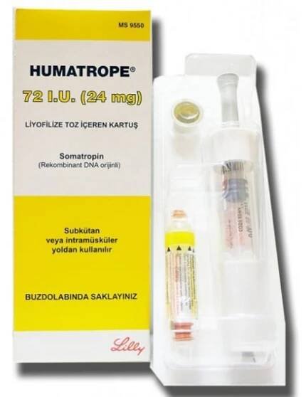 Humatrope (Somatropin) - 72 IU (24 mg) - Eli Lilly
